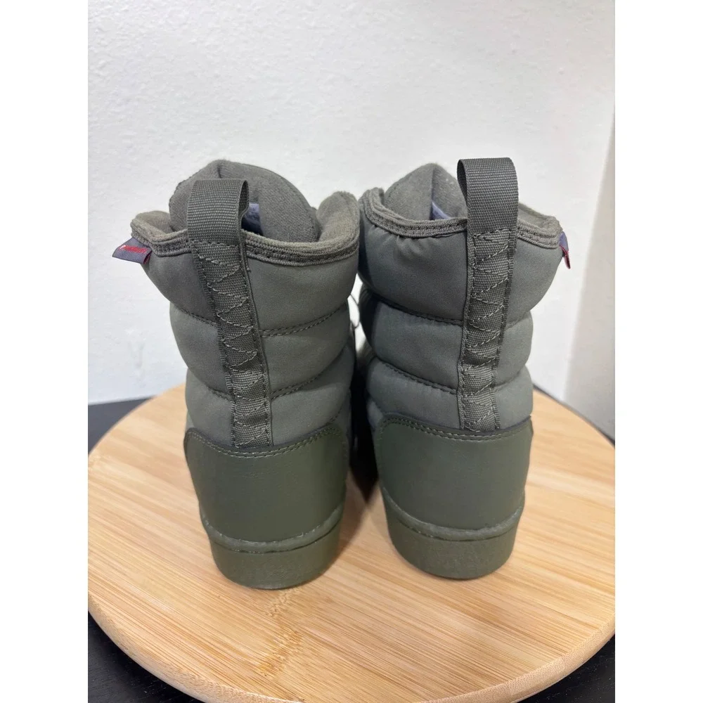 Adidas Kids 5.5 Superstar Boot J Olive Strata Green PrimaLoft Insulated IG2561